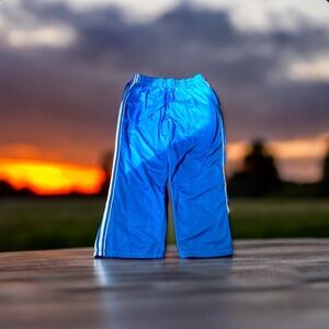 Wide leg adidas track pants